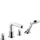 Hansgrohe-HG-4-Loch-Wannenarmatur-Metris-S-F-Set-chrom-Wannenrandmontage-31446000 gallery number 1